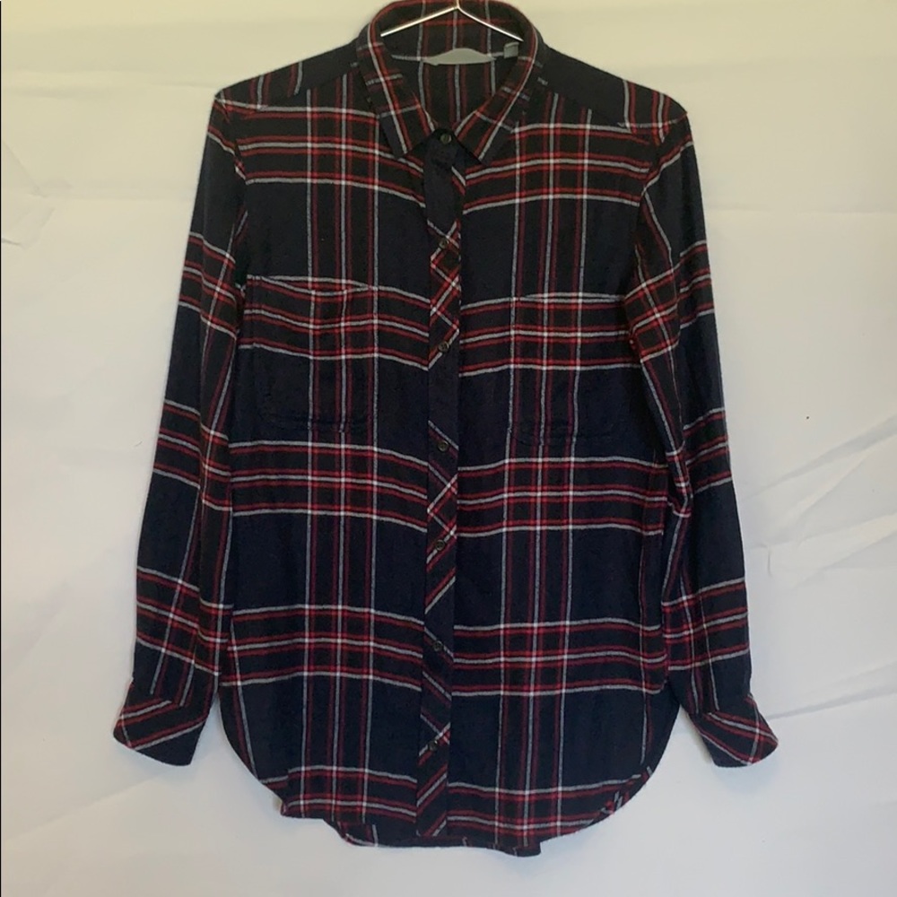 Women’s athleta flannel shirt size 2